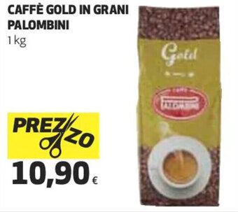 Coop CAFFÈ GOLD IN GRANI PALOMBINI 1 kg offerta