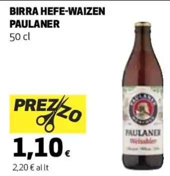 Coop BIRRA HEFE-WAIZEN PAULANER 50 cl offerta