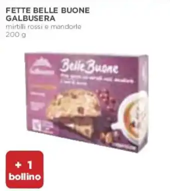 Coop FETTE BELLE BUONE GALBUSERA 200 g offerta