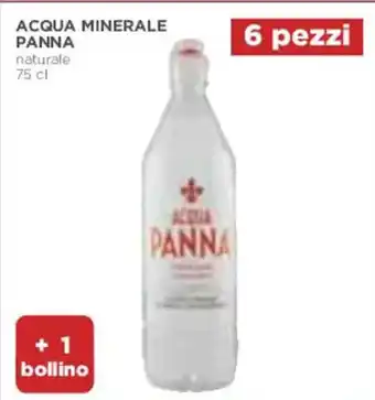 Coop ACQUA MINERALE PANNA 75 cl offerta
