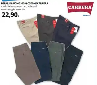Coop BERMUDA UOMO 100% COTONE CARRERA offerta