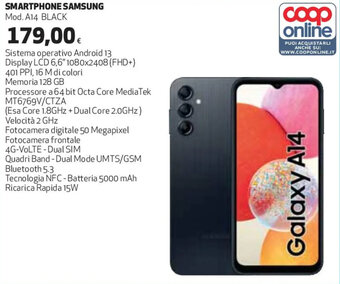 Coop SMARTPHONE SAMSUNG offerta