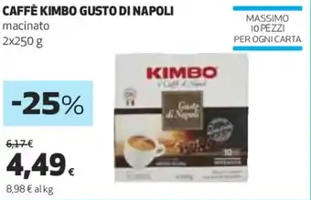 Coop CAFFÈ KIMBO GUSTO DI NAPOLI offerta