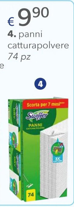 Acqua & Sapone panni catturapolvere 74 pz offerta