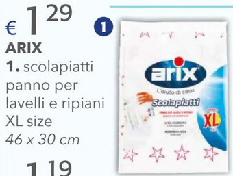 Acqua & Sapone ARIX 1. scolapiatti panno per lavelli e ripiani XL size 46 x 30 cm offerta
