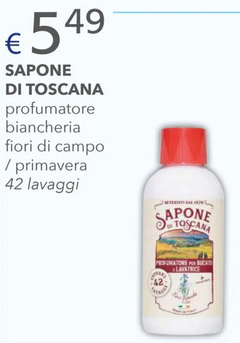 Acqua & Sapone SAPONE DI TOSCANA profumatore biancheria fiori di campo / primavera 42 lavaggi offerta