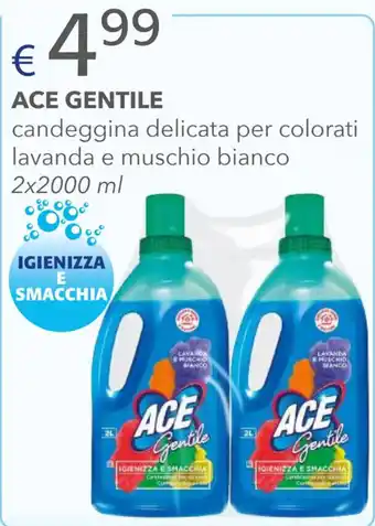 Acqua & Sapone ACE GENTILE candeggina delicata per colorati lavanda e muschio bianco 2x2000 ml offerta