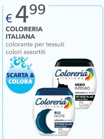 COLORERIA ITALIANA colorante per tessuti colori assortiti