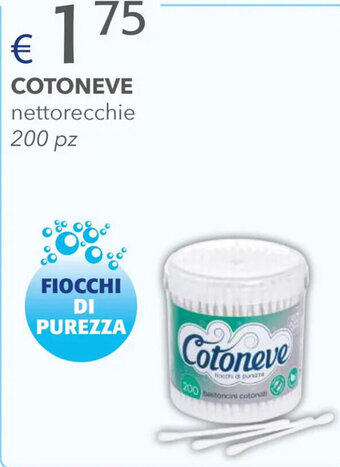 Acqua & Sapone COTONEVE nettorecchie 200 pz offerta