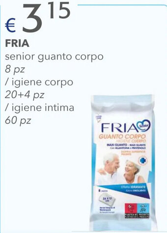 Acqua & Sapone FRIA senior guanto corpo 8 pz offerta
