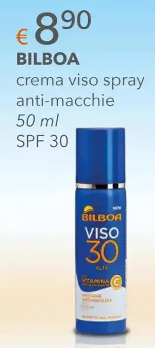 Acqua & Sapone BILBOA BILBOA crema viso spray anti-macchie 50 ml SPF 30 offerta