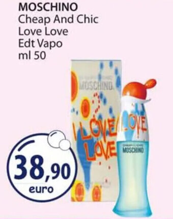 MOSCHINO Cheap And Chic Love Love Edt Vapo ml 50