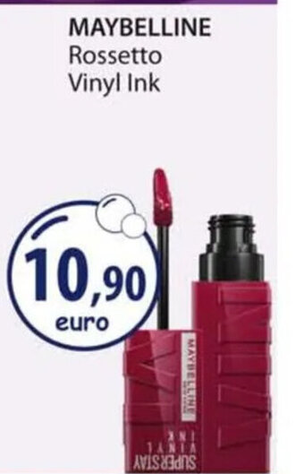 Acqua & Sapone MAYBELLINE Rossetto Vinyl Ink offerta