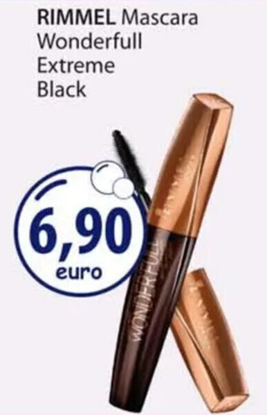 Acqua & Sapone RIMMEL Mascara Wonderfull Extreme Black offerta