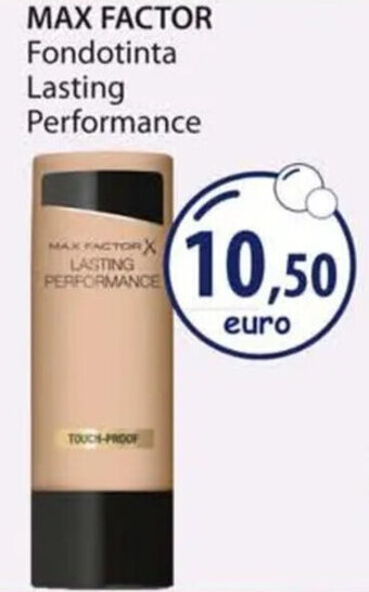 Acqua & Sapone MAX FACTOR Fondotinta Lasting Performance offerta