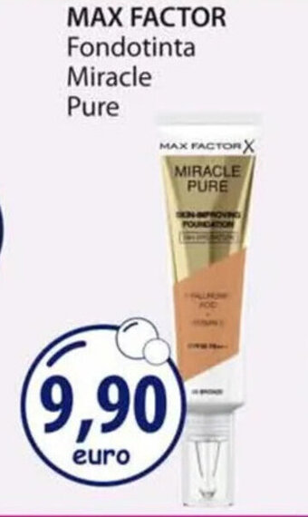Acqua & Sapone MAX FACTOR Fondotinta Miracle Pure offerta