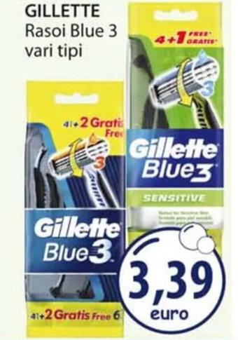 Acqua & Sapone GILLETTE Rasoi Blue 3 vari tipi offerta
