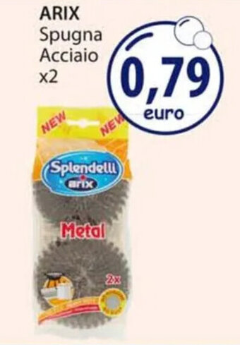 Acqua & Sapone ARIX Spugna Acciaio x2 offerta