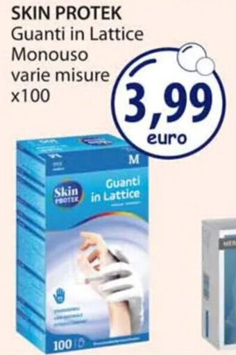 Acqua & Sapone SKIN PROTEK Guanti in Lattice Monouso x100 offerta