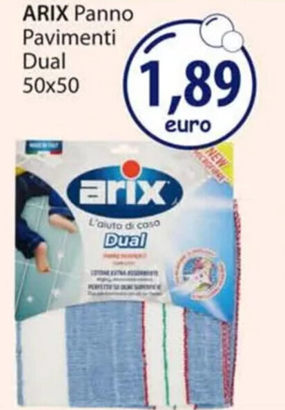 Acqua & Sapone ARIX Panno Pavimenti Dual 50x50 offerta