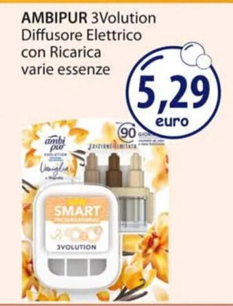Acqua & Sapone AMBIPUR 3Volution Diffusore Elettrico con Ricarica varie essenze offerta