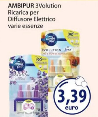 Acqua & Sapone AMBIPUR 3Volution Ricarica per Diffusore Elettrico varie essenze offerta