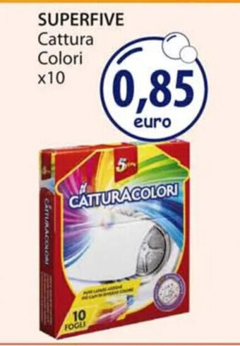 Acqua & Sapone SUPERFIVE Cattura Colori x10 offerta