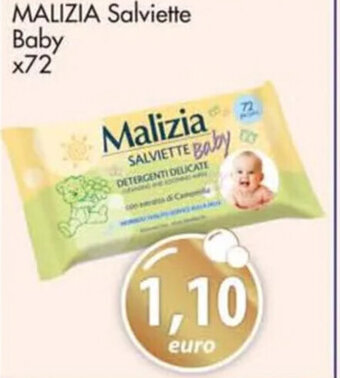 Acqua & Sapone MALIZIA Salviette Baby x72 offerta