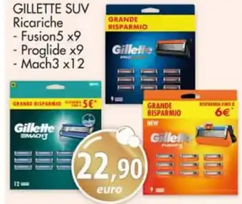 Acqua & Sapone GILLETTE SUV Ricariche - Fusion5 x9 offerta
