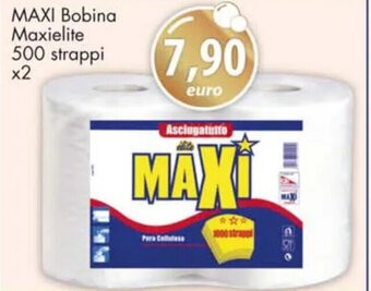 Acqua & Sapone MAXI Bobina Maxielite 500 strappi x2 offerta