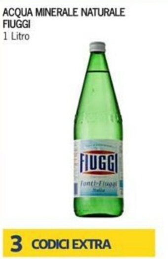 Iper Tosano ACQUA MINERALE NATURALE FIUGGI 1 Litro offerta