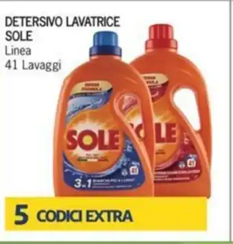 Iper Tosano DETERSIVO LAVATRICE SOLE 41 Lavaggi offerta