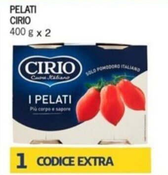 Iper Tosano PELATI CIRIO 400 g x 2 offerta