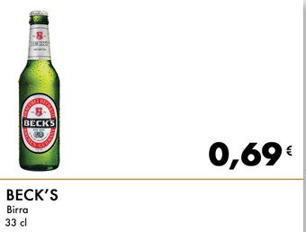 BECK'S Birra 33 cl