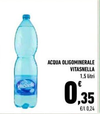 Conad ACQUA OLIGOMINERALE VITASNELLA 1,5 litri offerta