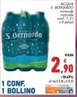 Conad City S. bernardo acqua offerta