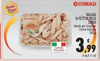 Conad Tagliata di petti di pollo offerta