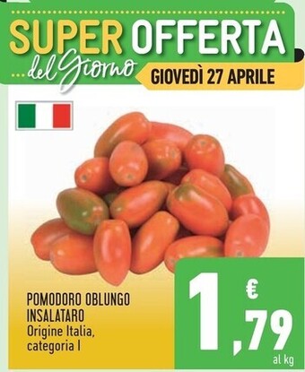 Conad Pomodoro oblungo insalataro offerta