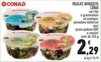 Conad Conad insalate mix & gusta offerta