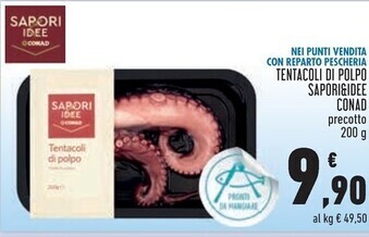 Conad Conad tentacoli di polpo sapori & idee offerta
