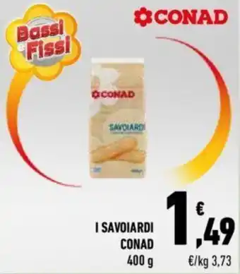 Conad I SAVOIARDI CONAD 400 g offerta