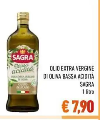 Conad OLIO EXTRA VERGINE DI OLIVA BASSA ACIDITÀ SAGRA 1 litro offerta