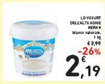 Conad LO YOGURT DELL'ALTO ADIGE  1 kgMERAH offerta