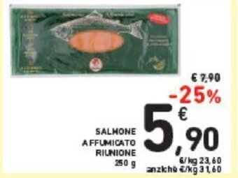 Conad SALMONE AFFUMICATO RIUNIONE 250 g offerta
