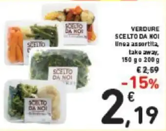 Conad VERDURE SCELTO DA NOI 150 g o 200 g offerta