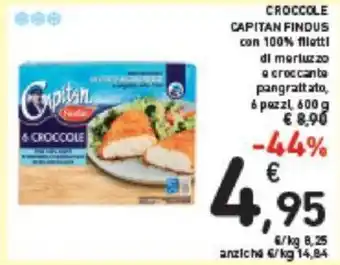 Conad Croccole Capitan Findus 600 g offerta
