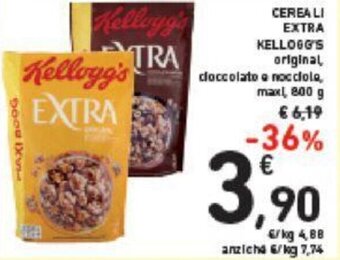 Conad CEREALI EXTRA KELLOGG'S 800 g offerta