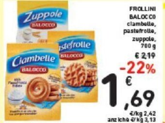 Conad FROLLINI BALOCCO 700 g offerta