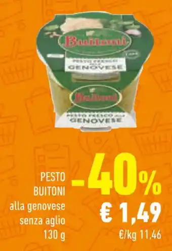 Conad Superstore PESTO BUITONI alla genovese senza aglio 130 g offerta