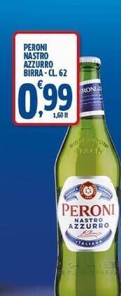 Sigma Peroni nastro azzurro birra offerta